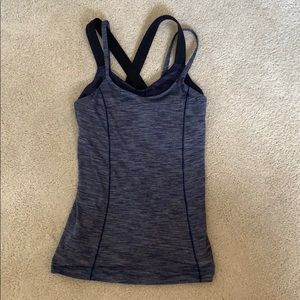 Lululemon workout tank top with built in bra